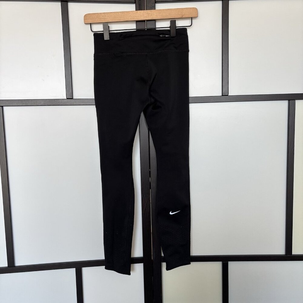 Nike‎ Women's Running Leggings Size XS Black Sporty Gym Athleisure Training